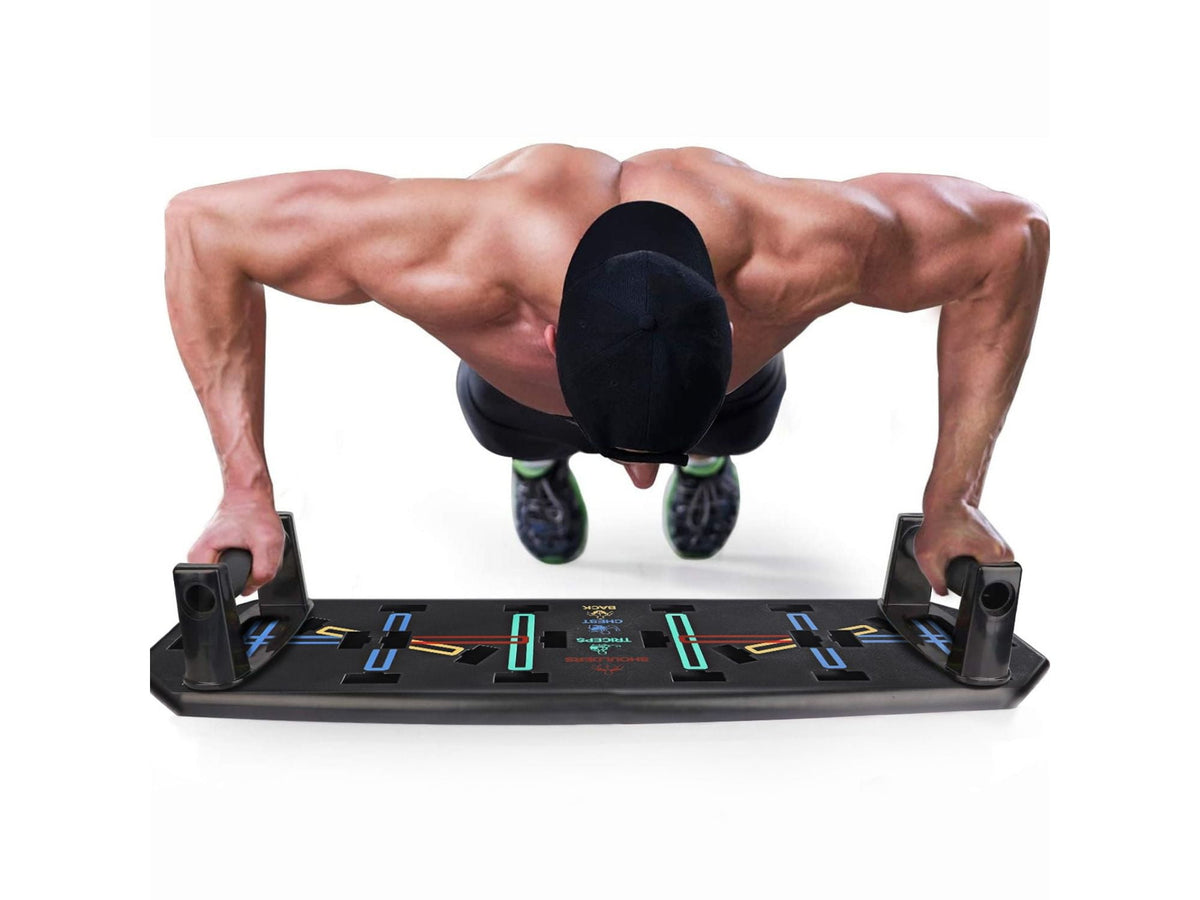 Ten-in-One Push-Up Board System with Colour-Coded Hand Positions - Image 3