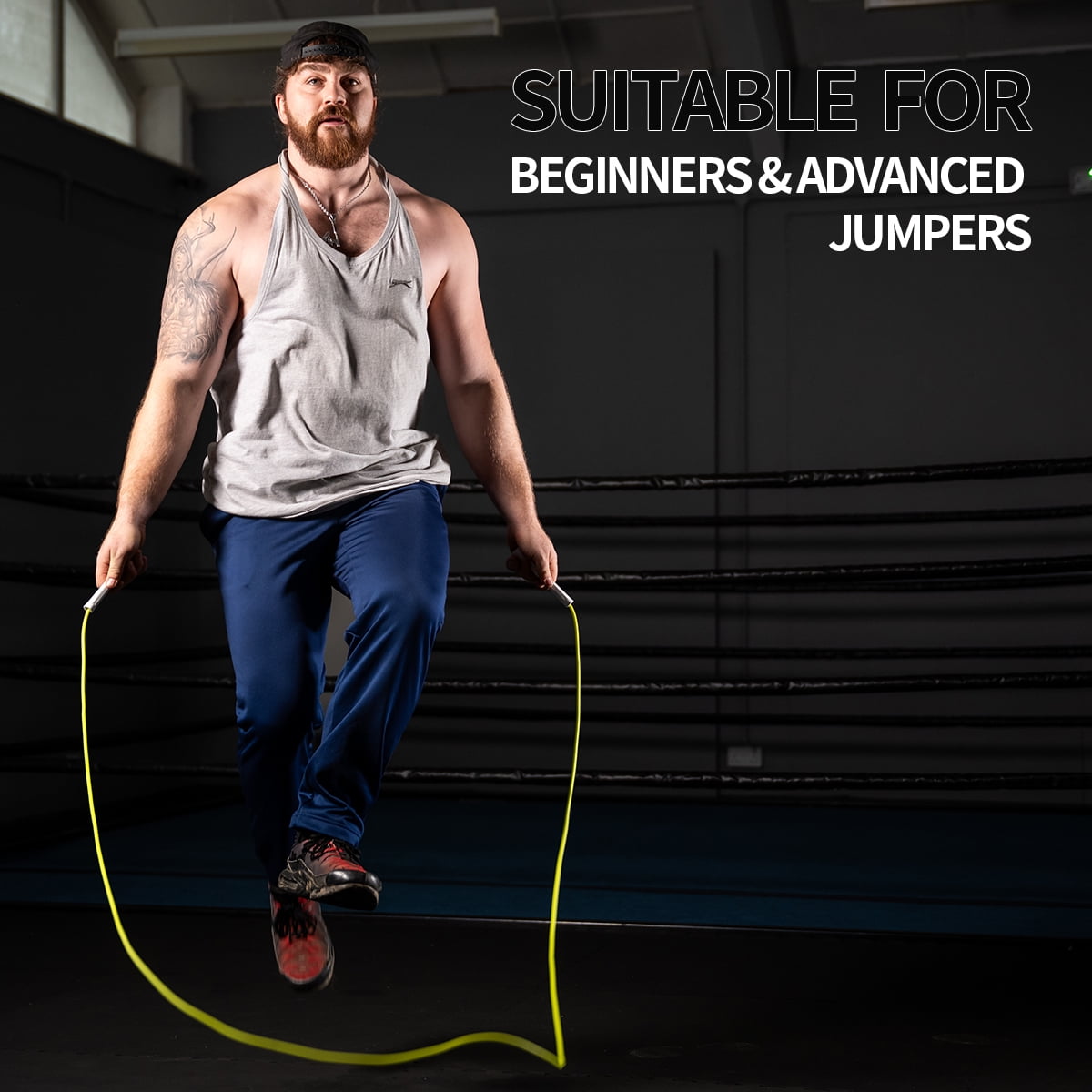 Adjustable Speed Jump Rope with 6 mm PVC Cord and Non-Kink Handles - Image 4