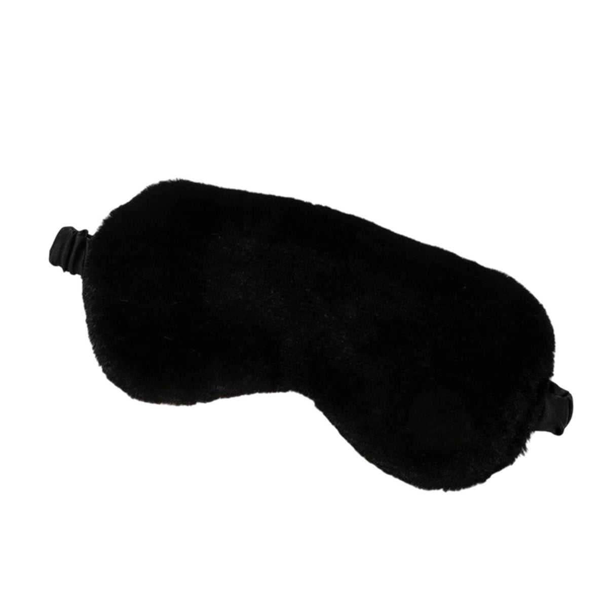 Plush Sleep Mask with Double-Layer Satin Lining and Adjustable Strap