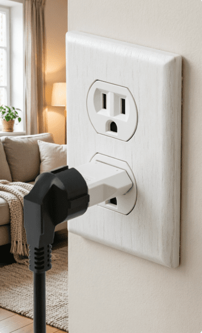European and Asian to US Plug Adapters in White, 6 Pack - Image 3