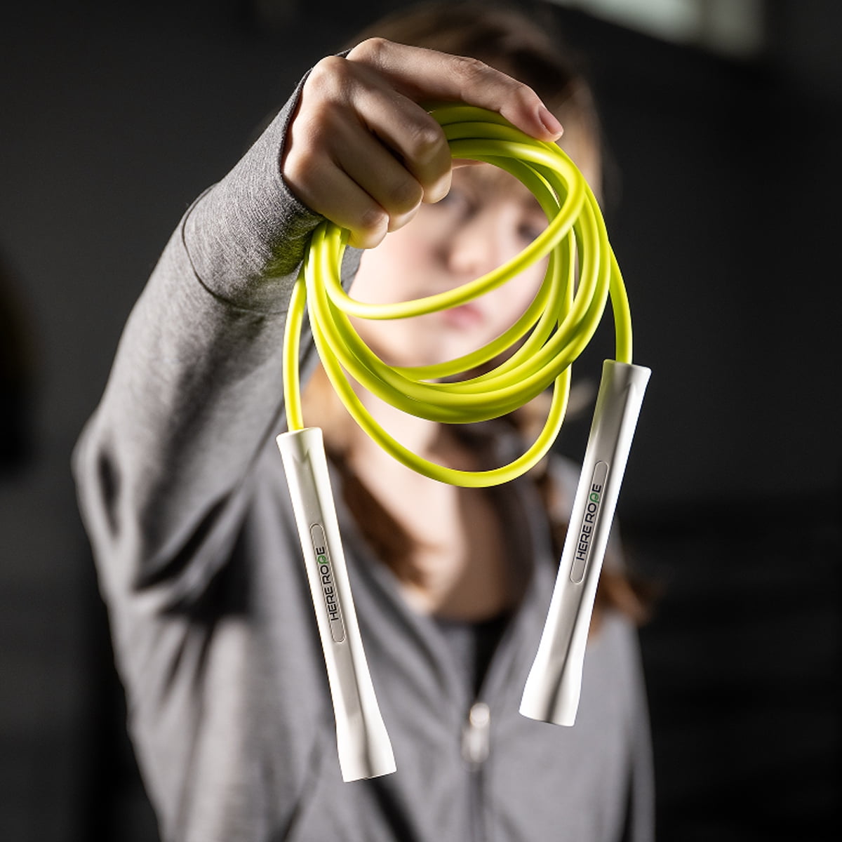 Adjustable Speed Jump Rope with 6 mm PVC Cord and Non-Kink Handles - Image 5