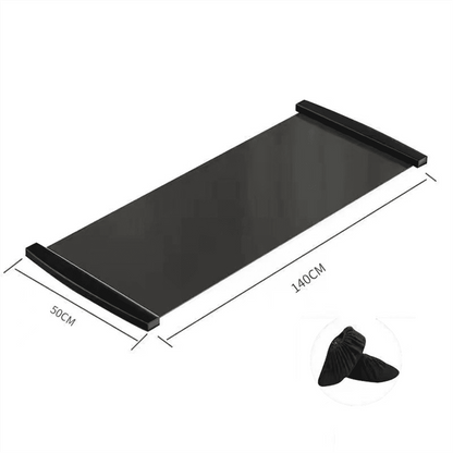 Slide Board for Skating and Core Training, 140 cm, with Shoe Covers - Image 6