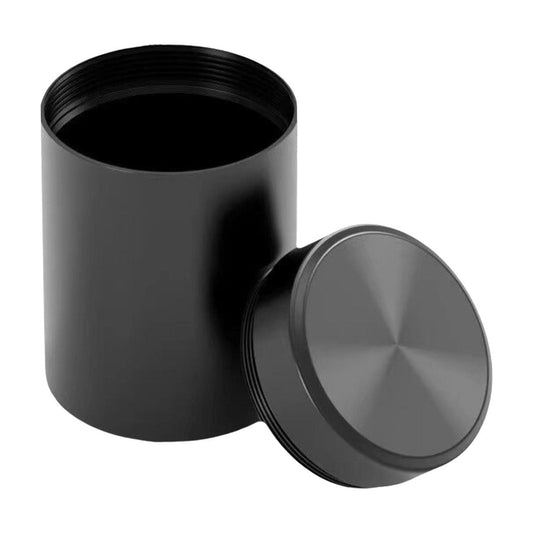 Round Metal Pocket Pill Tin with Screw Lid, 1.8 by 2.7 Inches