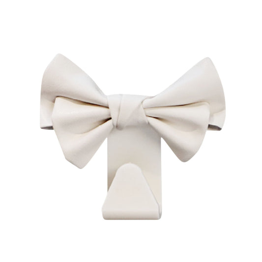 Bow-Shaped Headrest Hooks for Bags in the Car, ABS, Pair