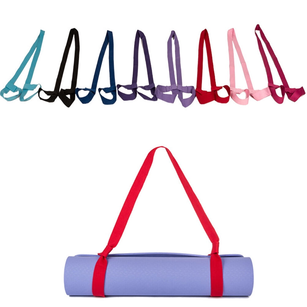Cotton Yoga Mat Carry Strap, Adjustable, 59 by 1.5 Inches, Red - Image 5