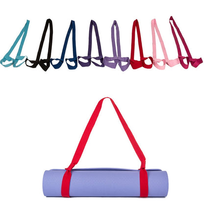 Cotton Yoga Mat Carry Strap, Adjustable, 59 by 1.5 Inches, Red - Image 5