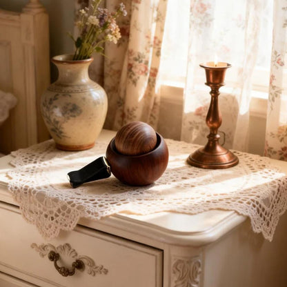 Walnut Wood Vent Clip Diffuser for Essential Oils, Reusable - Image 5