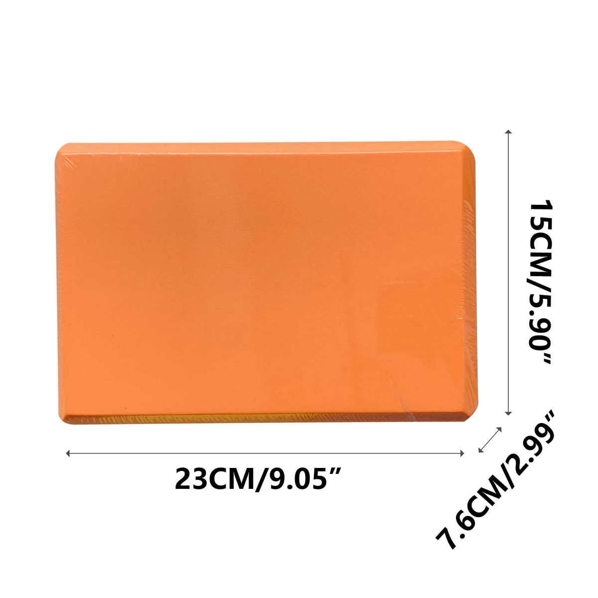 High-Density Foam Yoga Block, Non-Slip, 23 x 15 x 7.5 cm - Image 4