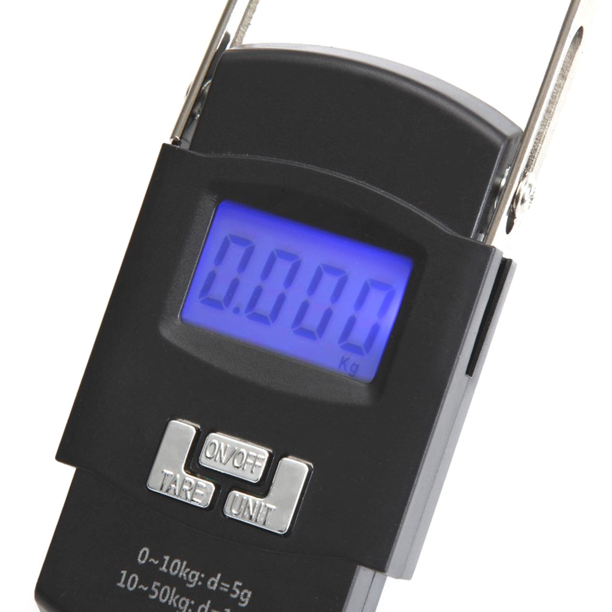 Digital Hanging Luggage Scale with Hook, 110 lb Capacity, Backlit - Image 5