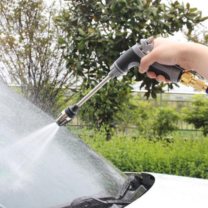 Garden Hose Foam Nozzle with 3.5 oz Soap Bottle and Brass Tip - Image 5