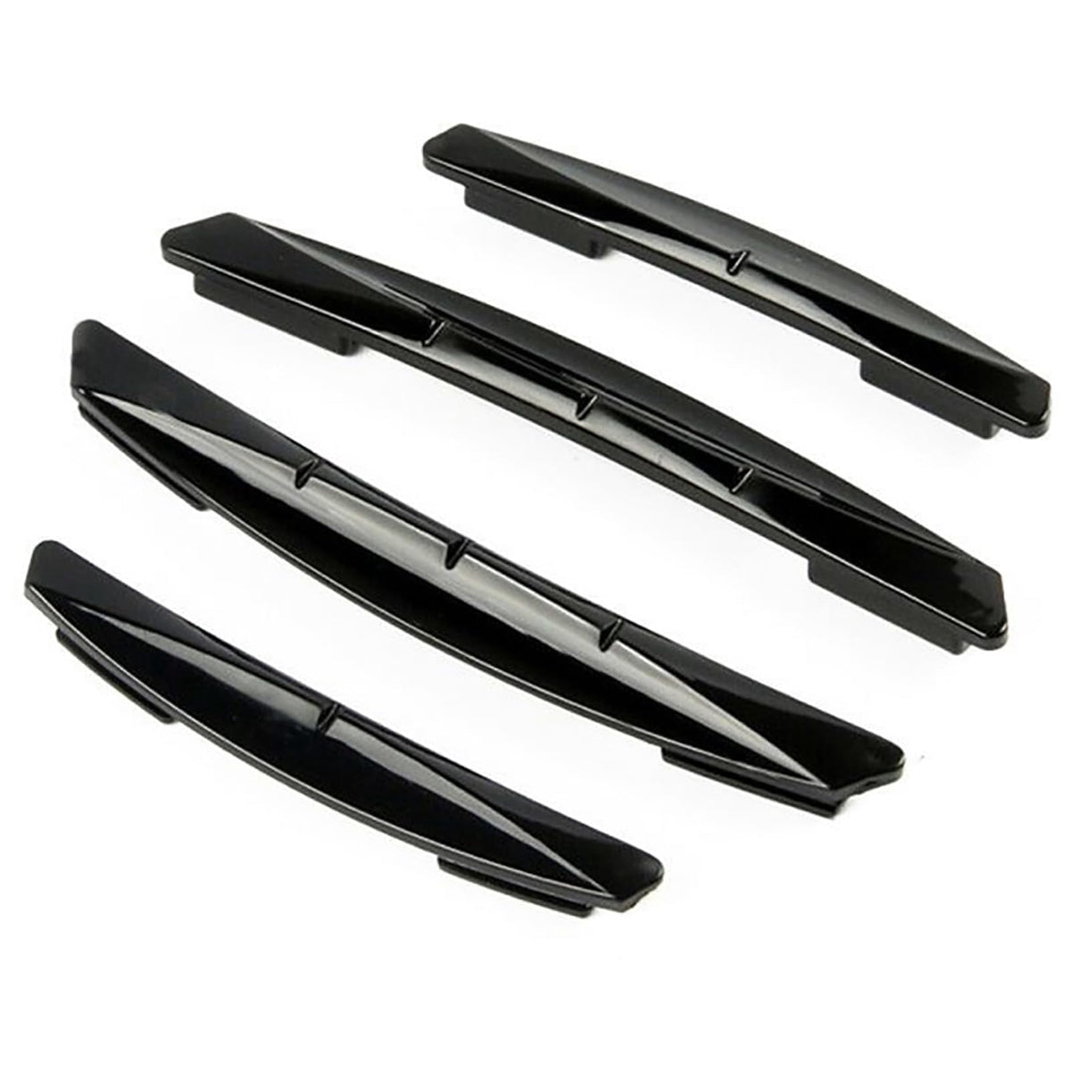 Adhesive Door Edge Guards in EVA Foam, Black, Set of 4