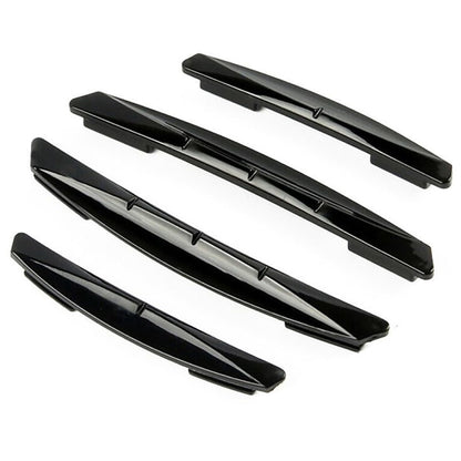 Adhesive Door Edge Guards in EVA Foam, Black, Set of 4