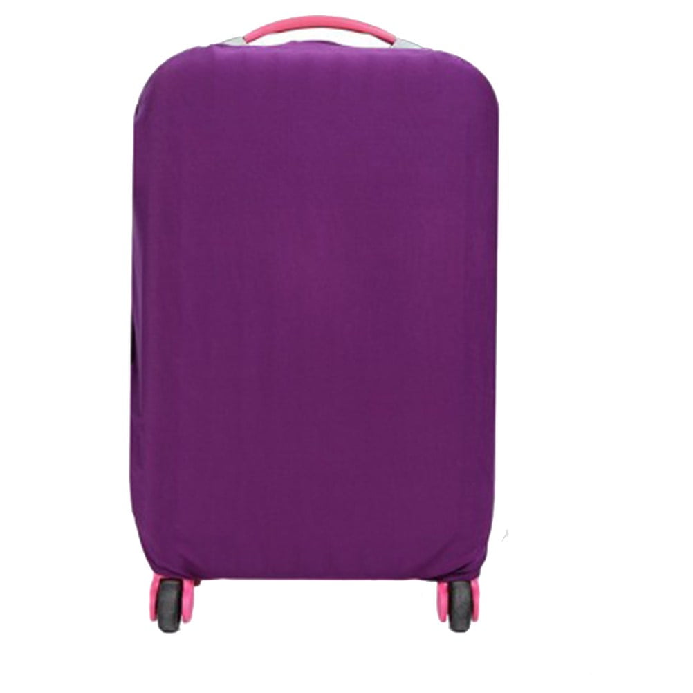 Stretch Fabric Suitcase Cover for 22 to 24 Inch Cases, Purple - Image 4