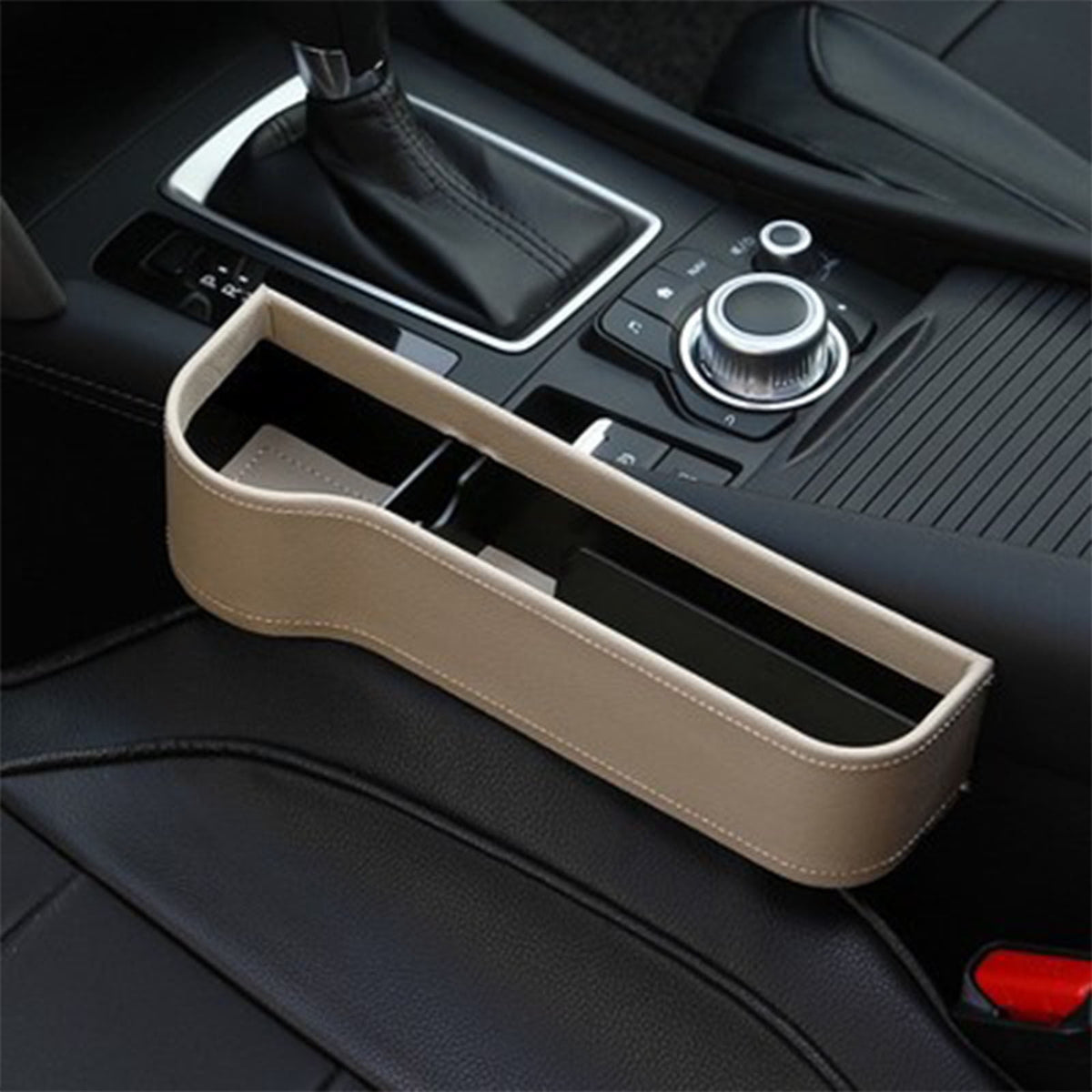Car Seat Gap Filler Organiser with Pockets for Phone and Keys - Image 3