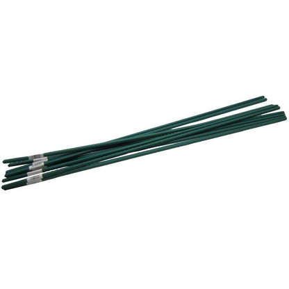 Plant Support Stakes in Plastic-Coated Steel, 48 Inches, 10 Pack - Image 2