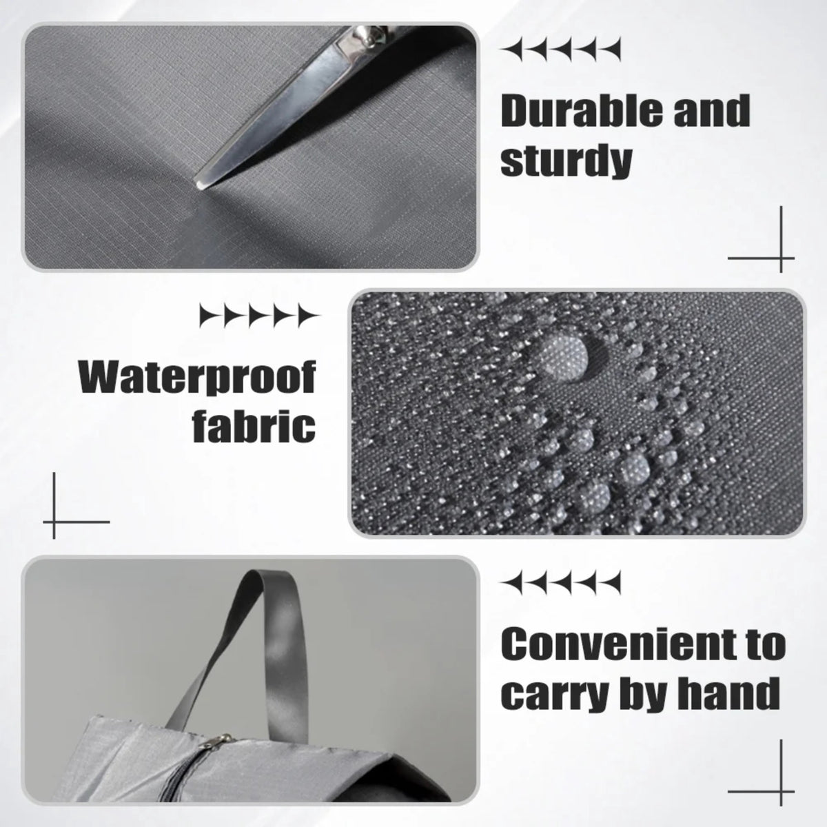 Zippered Travel Shoe Bags in Six Colours, 16.5 Inches, Set of 6 - Image 5