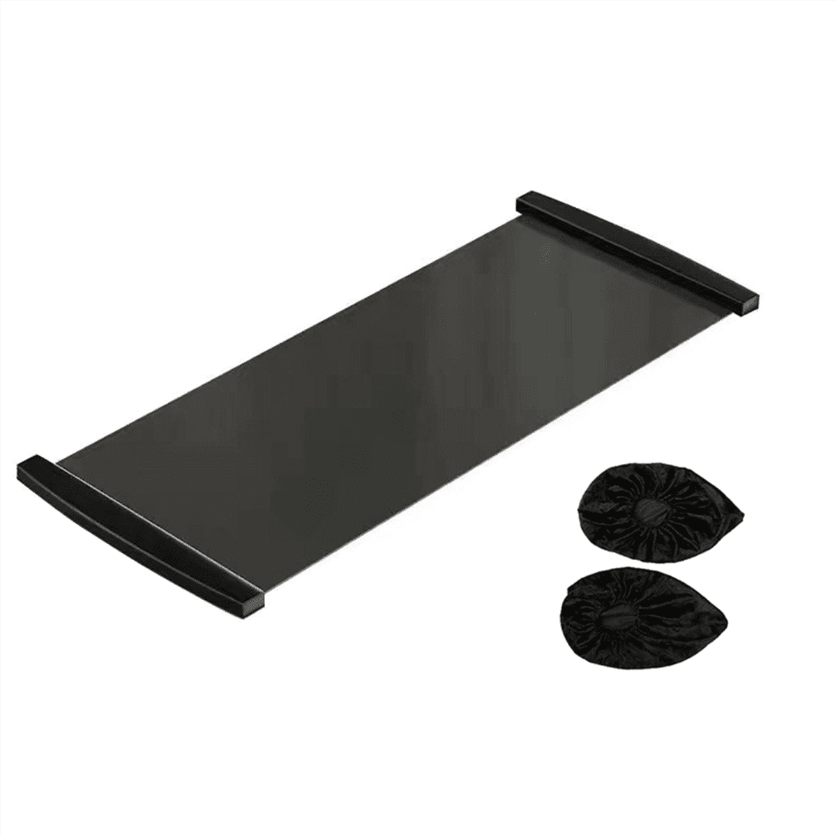 Slide Board for Skating and Core Training, 140 cm, with Shoe Covers - Image 5