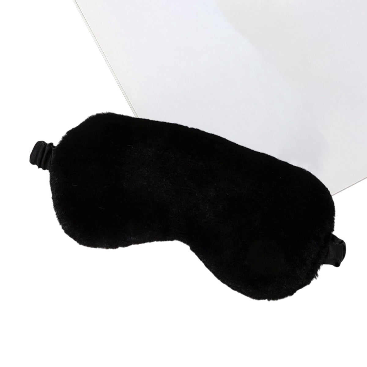 Plush Sleep Mask with Double-Layer Satin Lining and Adjustable Strap - Image 2
