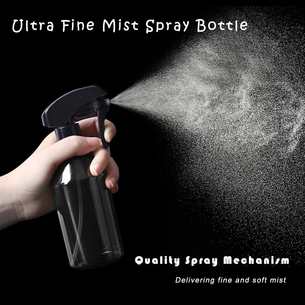 Plant Mister Spray Bottles in Grey Plastic, 10 oz, Set of 2 - Image 5