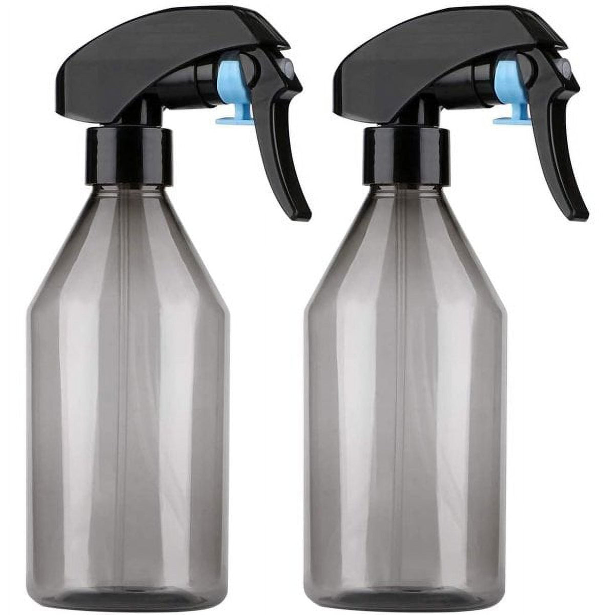 Plant Mister Spray Bottles in Grey Plastic, 10 oz, Set of 2
