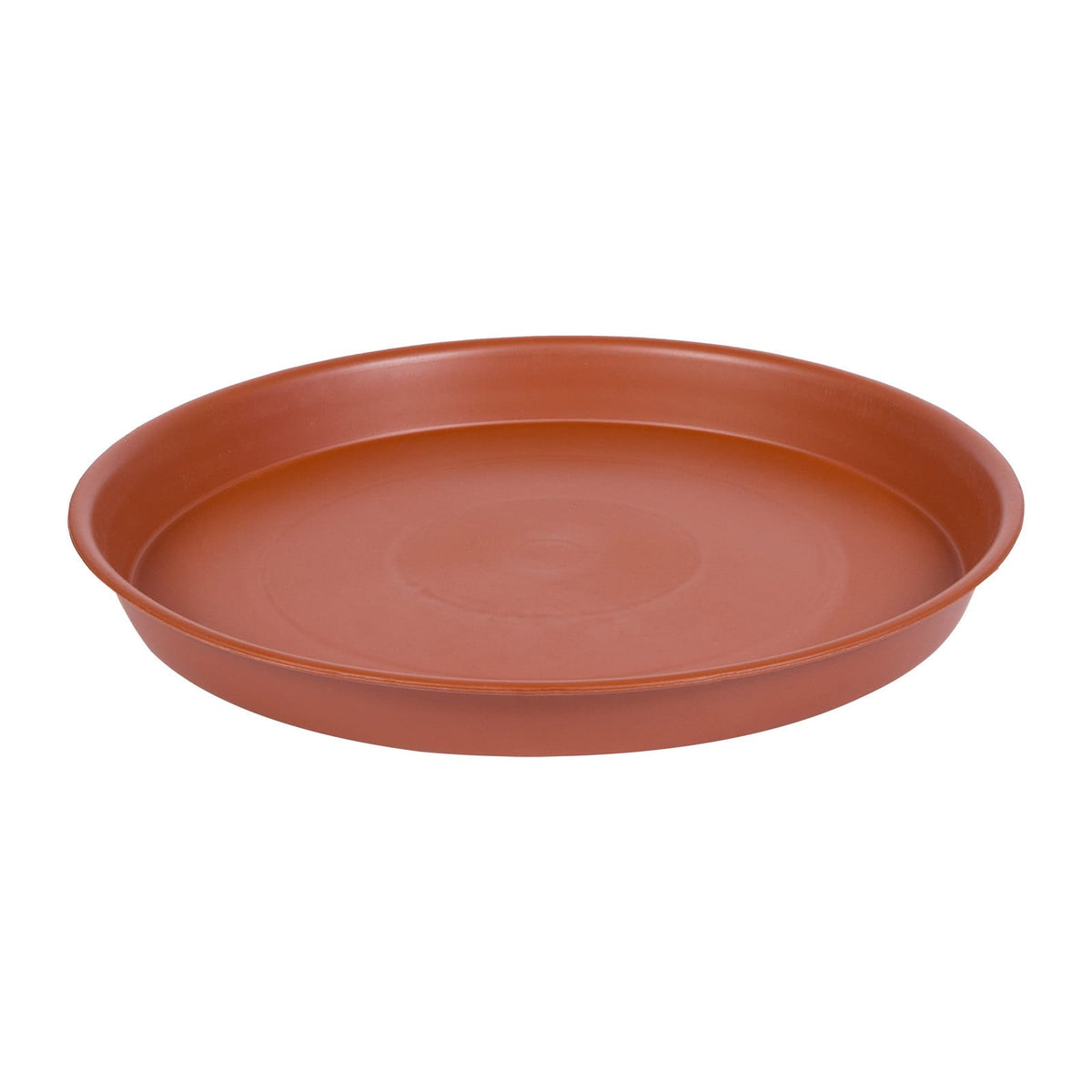 Round Plastic Plant Saucer with Lace Rim, 10 Inch Drip Tray