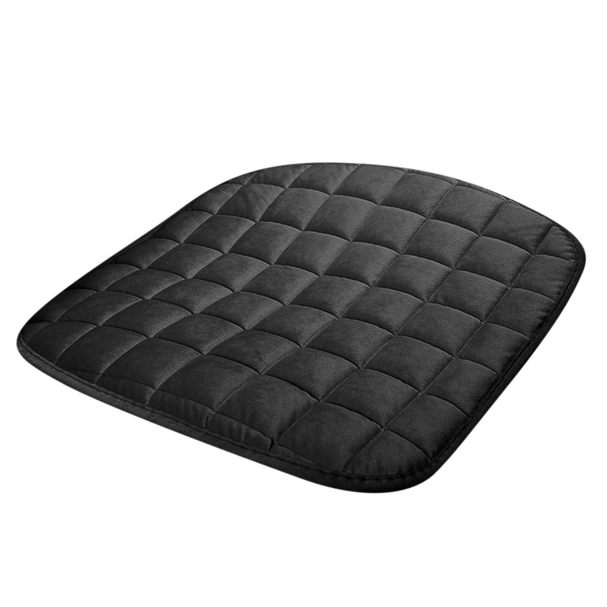 Memory Foam Car Seat Cushion with Non-Slip Base and Storage Pouch