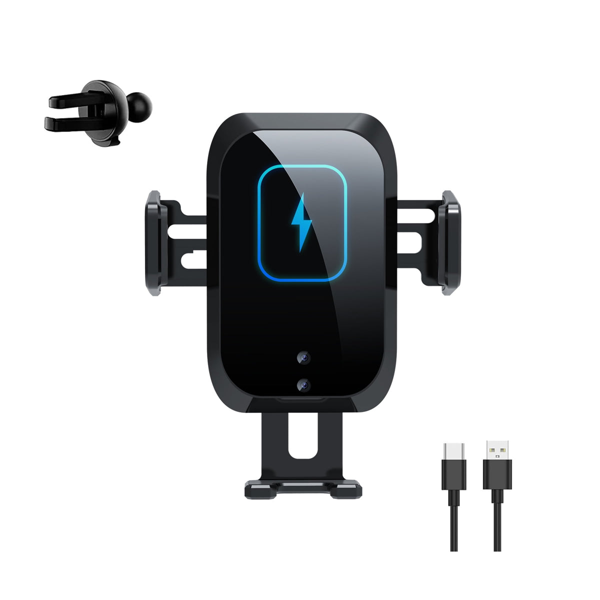 Auto-Clamping Wireless Car Charger Mount for Air Vents, 15 W