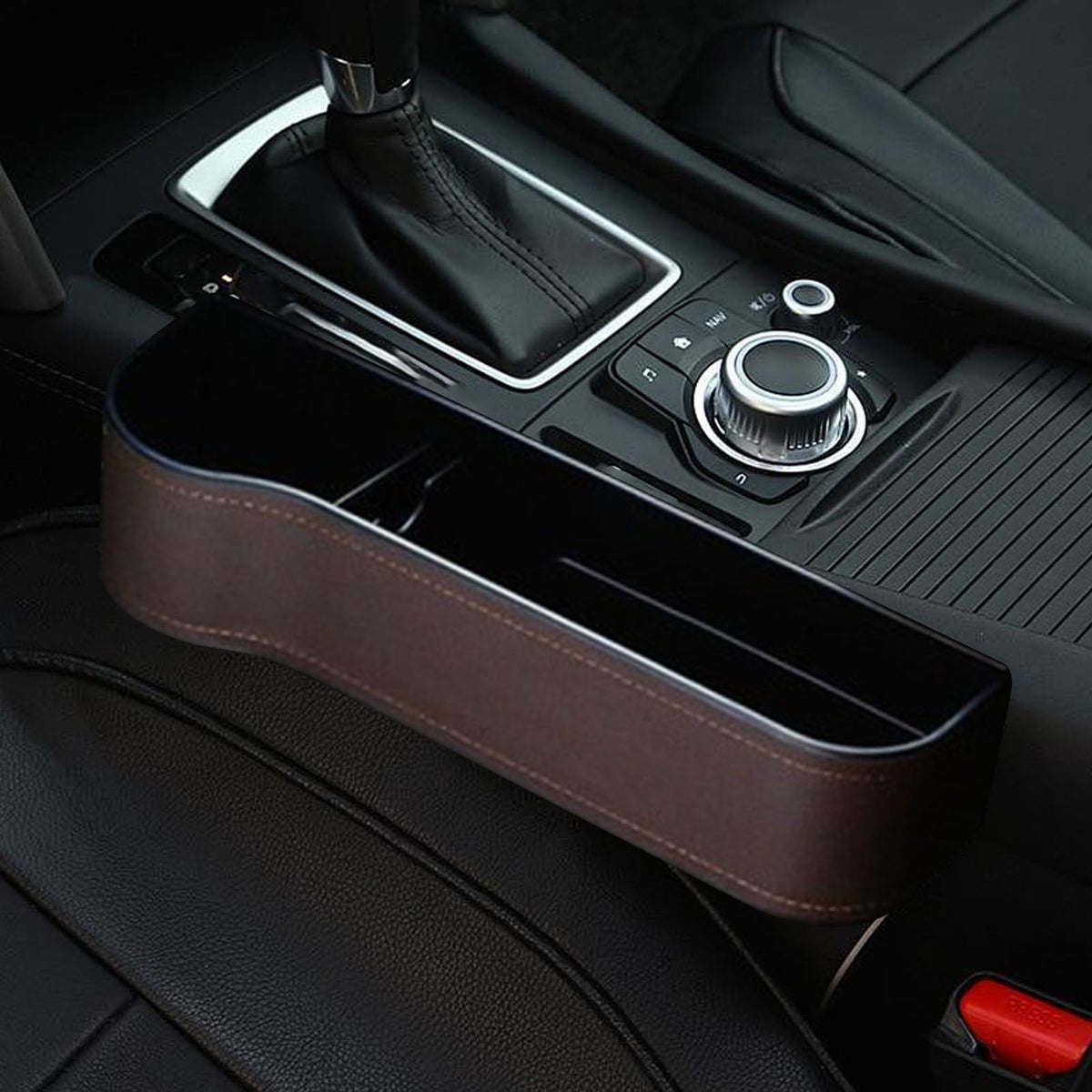 Car Seat Gap Filler Organiser with Pockets for Phone and Keys - Image 5