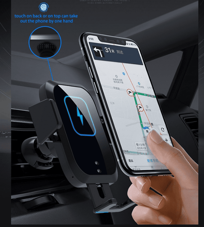 Auto-Clamping Wireless Car Charger Mount for Air Vents, 15 W - Image 4