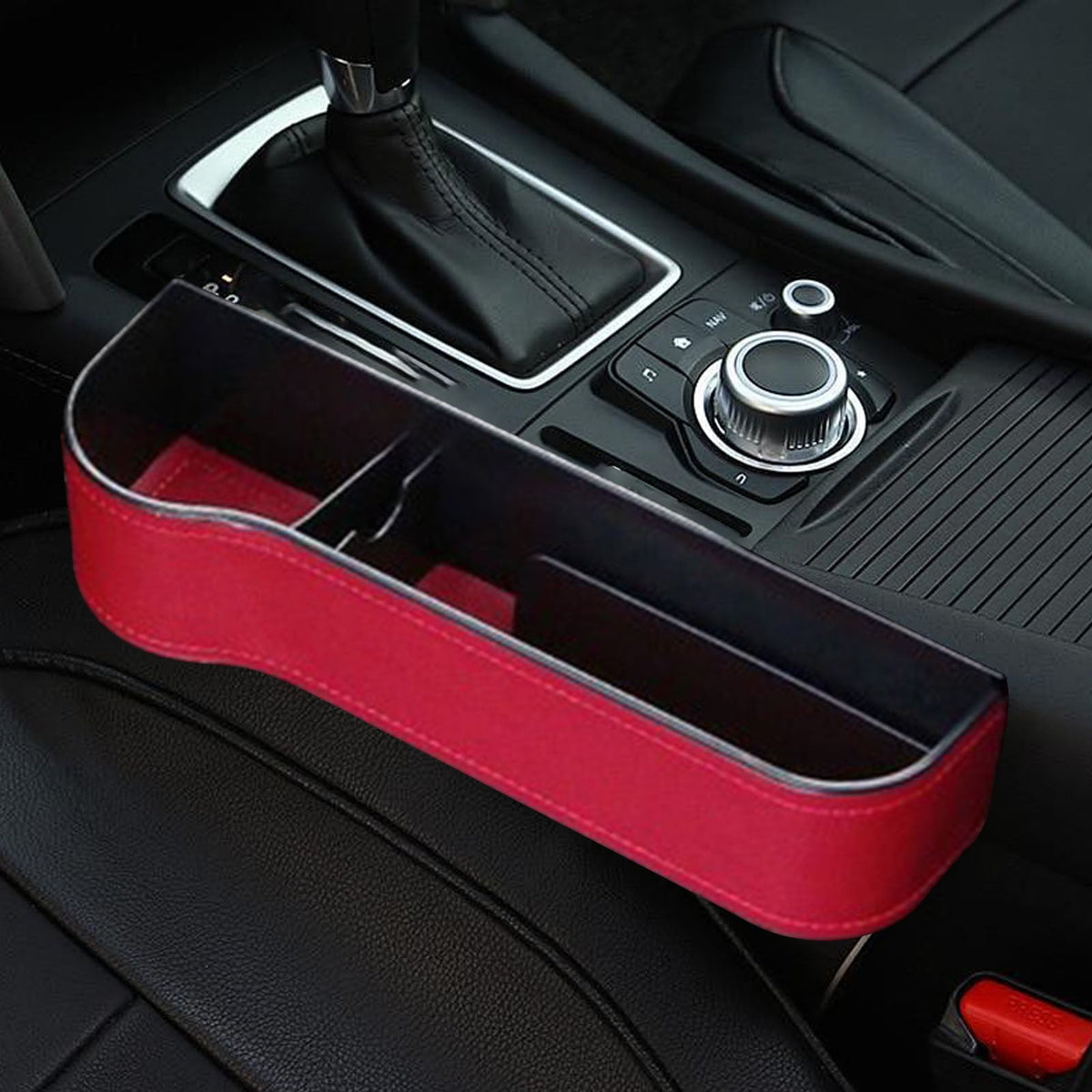 Car Seat Gap Filler Organiser with Pockets for Phone and Keys - Image 6