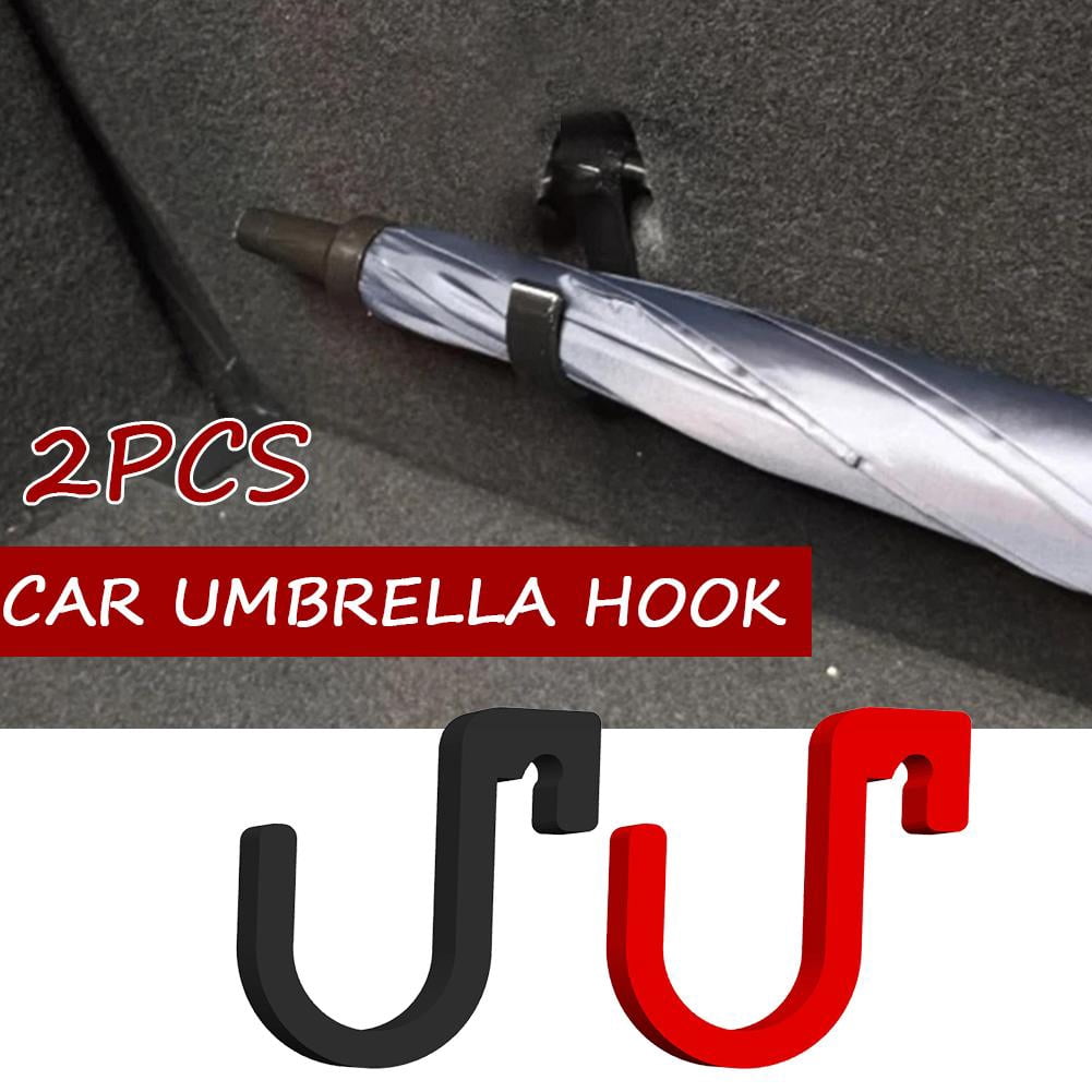 Car Umbrella and Bag Hooks, No-Drill Mount, Set of 2 - Image 5