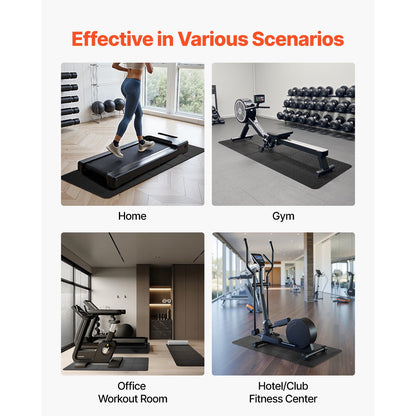 Foldable Treadmill and Equipment Mat in PVC, 24 by 68 Inches - Image 6