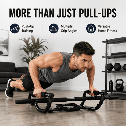 Multi-Grip Doorway Pull-Up Bar with 12 Hand Positions, 300 lb Rated - Image 5